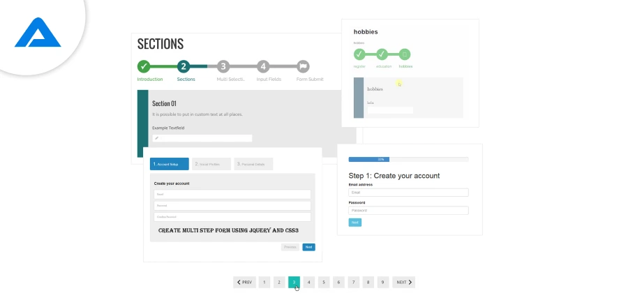 Create Custom Multistep Form Using Ajax