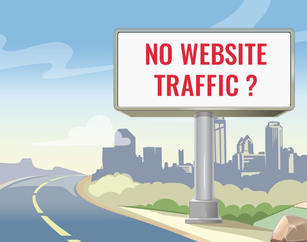 Your website has no traffic.