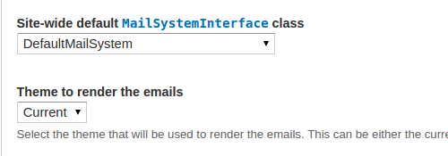 Mail System Settings