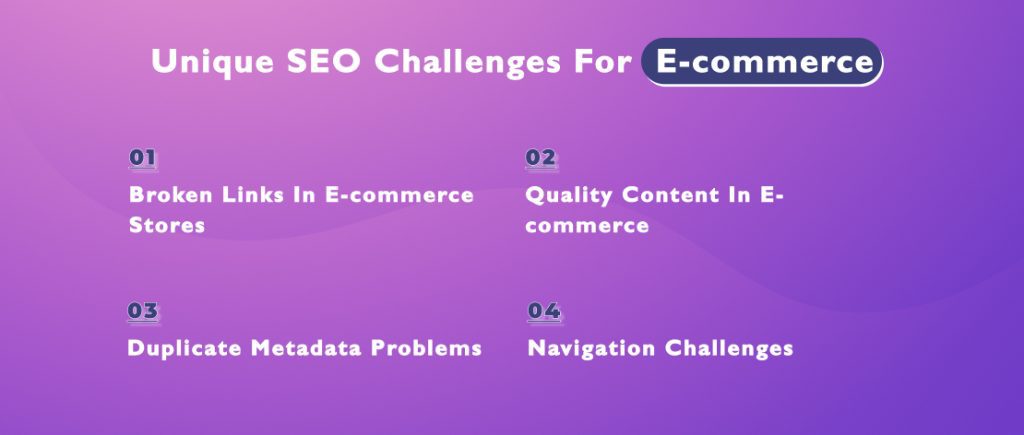 Unique SEO Challenges For E-commerce