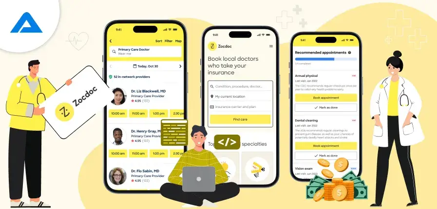 Cost To Develop a Doctor Appointment App Like ZocDoc?