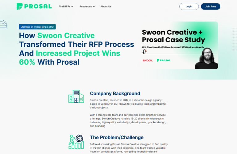 prosal case study page